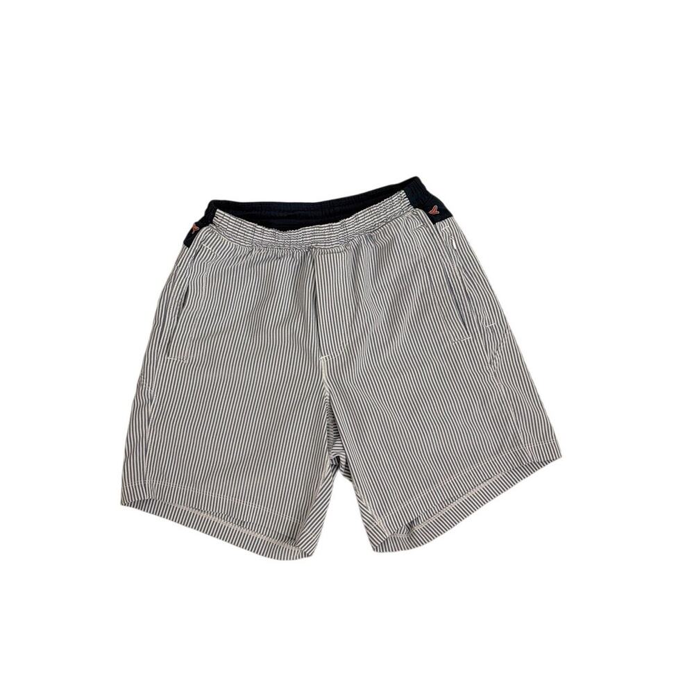 Birddogs Boom Blue White Pin Stripe Lined Shorts Size Small